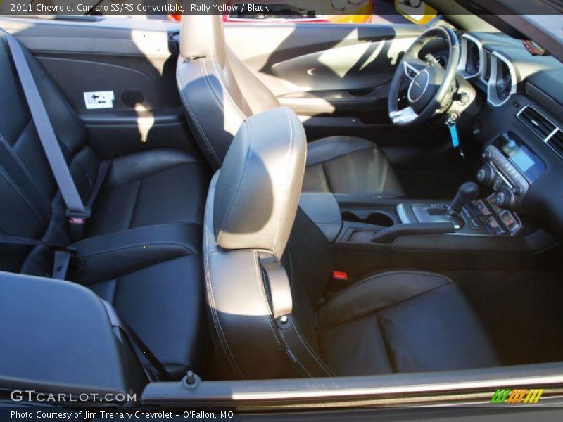 Rally Yellow / Black 2011 Chevrolet Camaro SS/RS Convertible