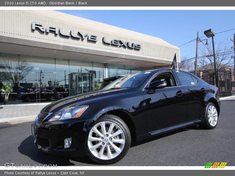 Obsidian Black / Black 2010 Lexus IS 250 AWD