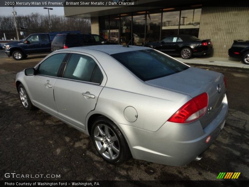 Brilliant Silver Metallic / Dark Charcoal 2010 Mercury Milan V6 Premier