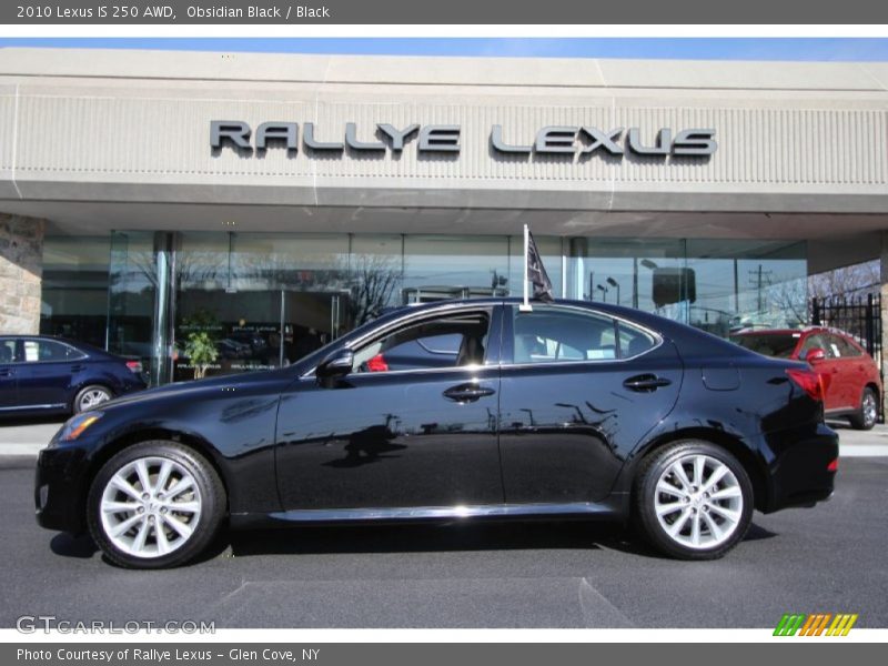 Obsidian Black / Black 2010 Lexus IS 250 AWD