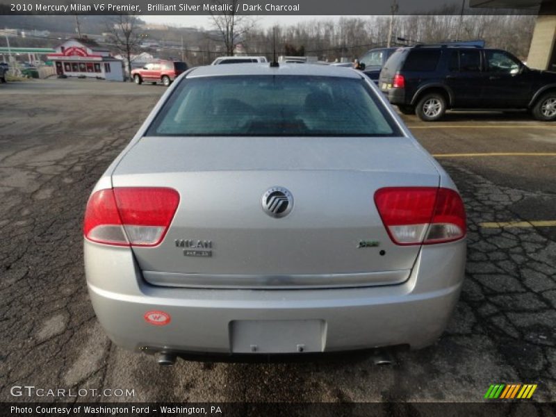 Brilliant Silver Metallic / Dark Charcoal 2010 Mercury Milan V6 Premier
