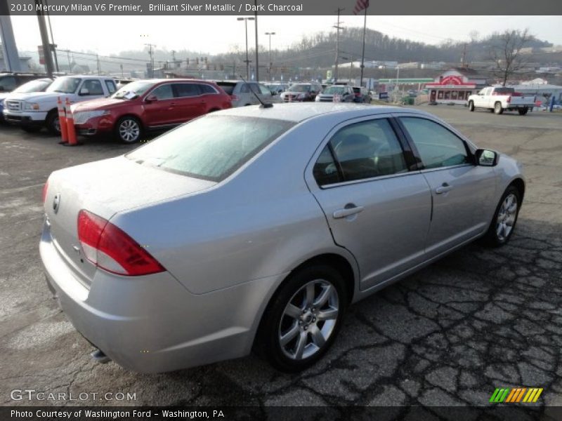 Brilliant Silver Metallic / Dark Charcoal 2010 Mercury Milan V6 Premier