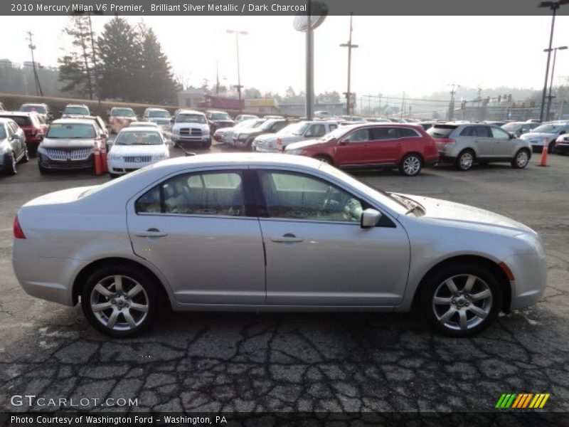 Brilliant Silver Metallic / Dark Charcoal 2010 Mercury Milan V6 Premier