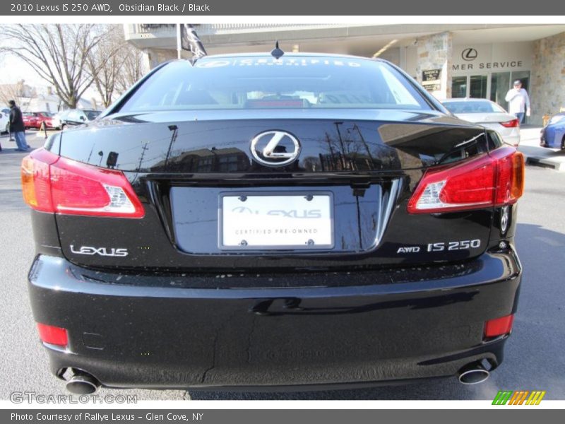 Obsidian Black / Black 2010 Lexus IS 250 AWD