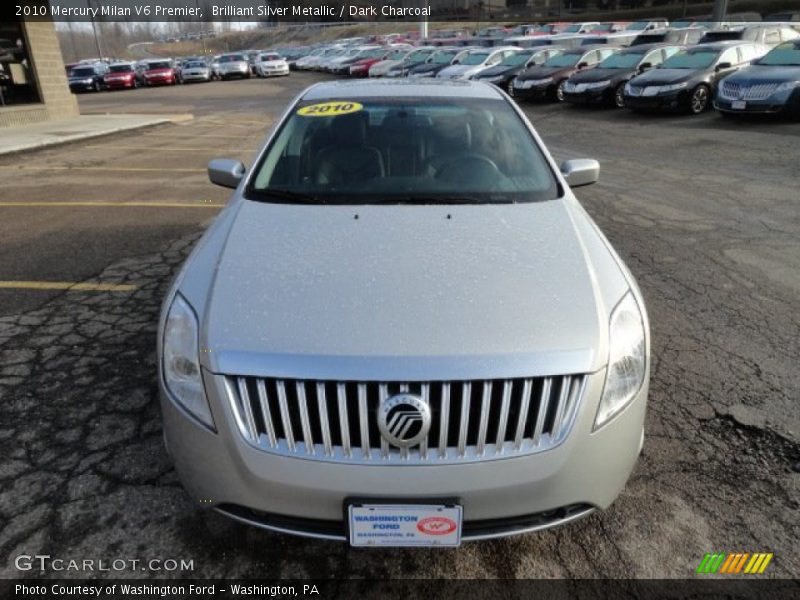 Brilliant Silver Metallic / Dark Charcoal 2010 Mercury Milan V6 Premier