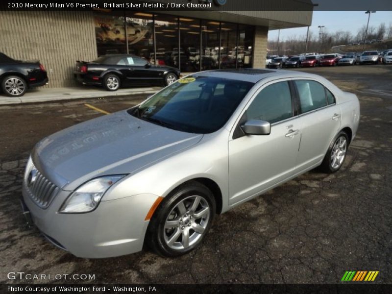 Brilliant Silver Metallic / Dark Charcoal 2010 Mercury Milan V6 Premier