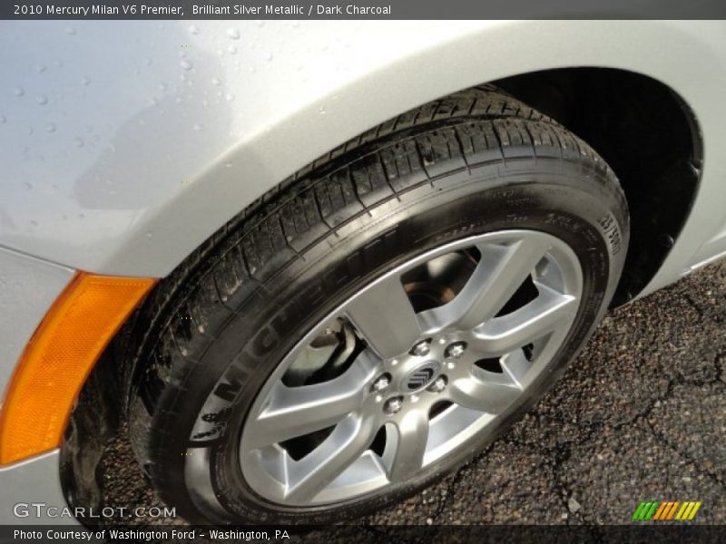 Brilliant Silver Metallic / Dark Charcoal 2010 Mercury Milan V6 Premier
