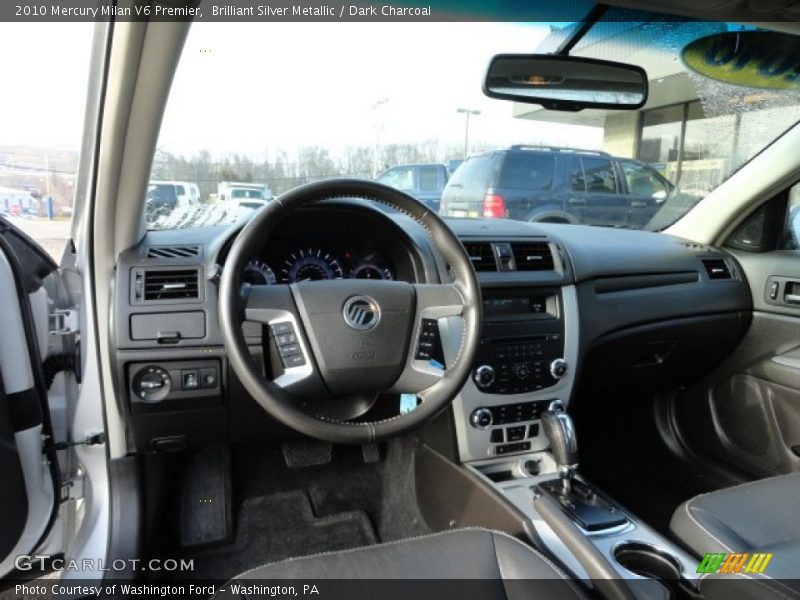 Brilliant Silver Metallic / Dark Charcoal 2010 Mercury Milan V6 Premier