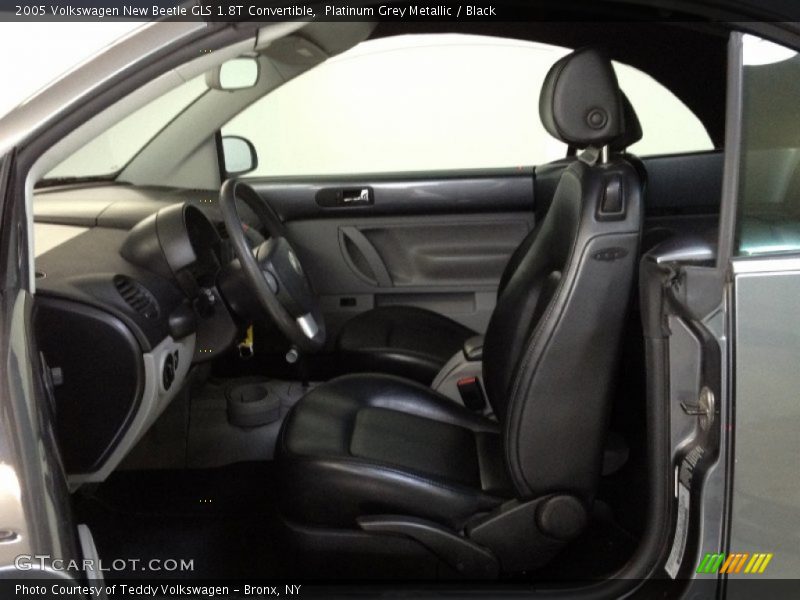 Platinum Grey Metallic / Black 2005 Volkswagen New Beetle GLS 1.8T Convertible