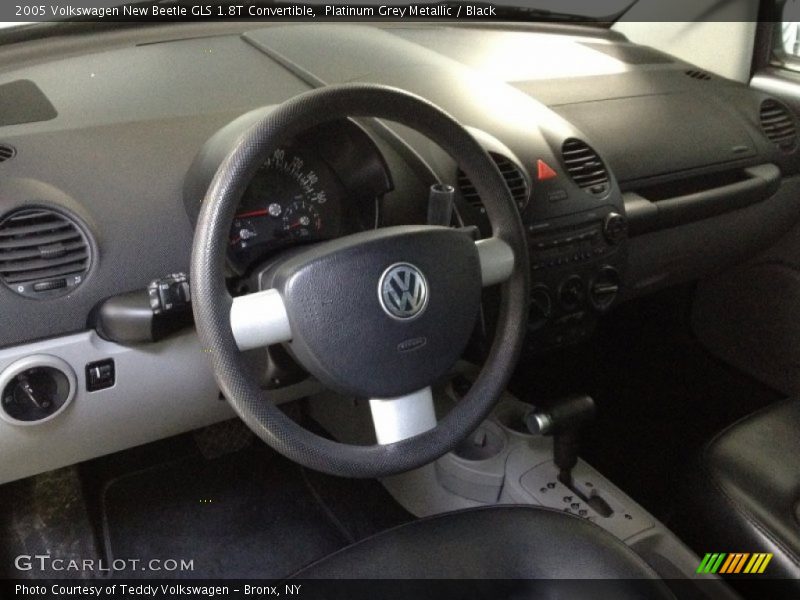 Platinum Grey Metallic / Black 2005 Volkswagen New Beetle GLS 1.8T Convertible