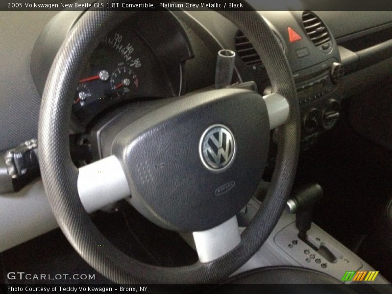 Platinum Grey Metallic / Black 2005 Volkswagen New Beetle GLS 1.8T Convertible