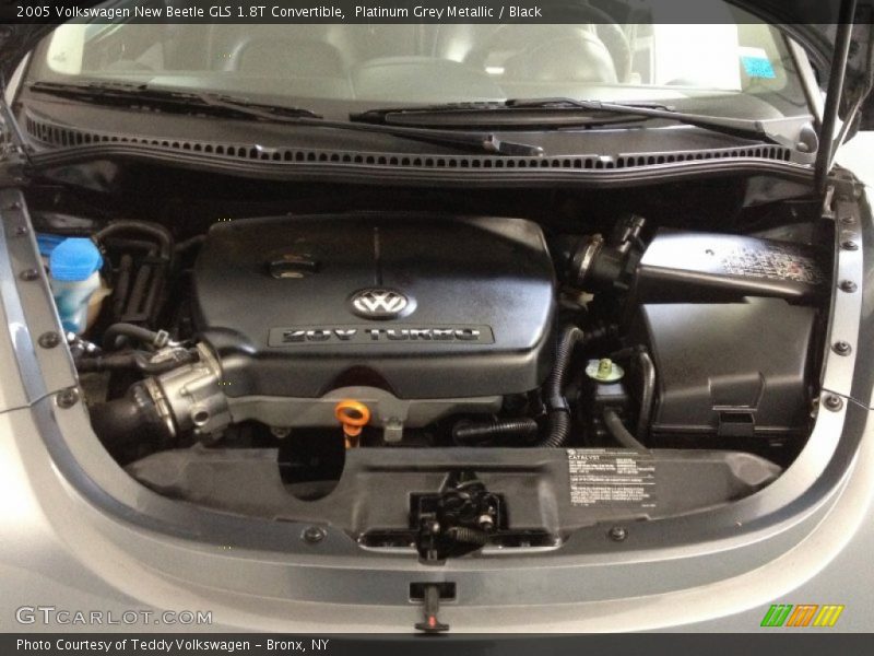 Platinum Grey Metallic / Black 2005 Volkswagen New Beetle GLS 1.8T Convertible