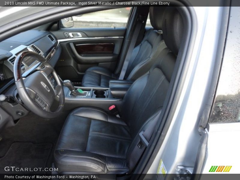 Ingot Silver Metallic / Charcoal Black/Fine Line Ebony 2010 Lincoln MKS FWD Ultimate Package