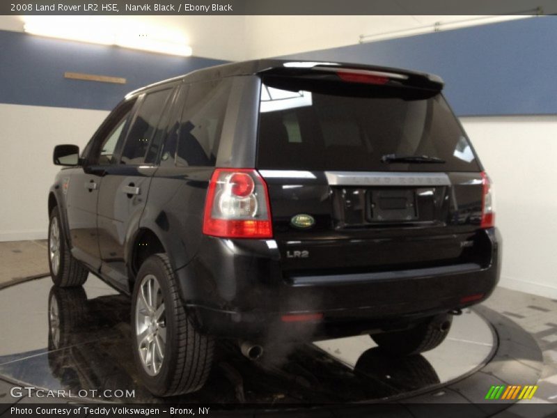 Narvik Black / Ebony Black 2008 Land Rover LR2 HSE