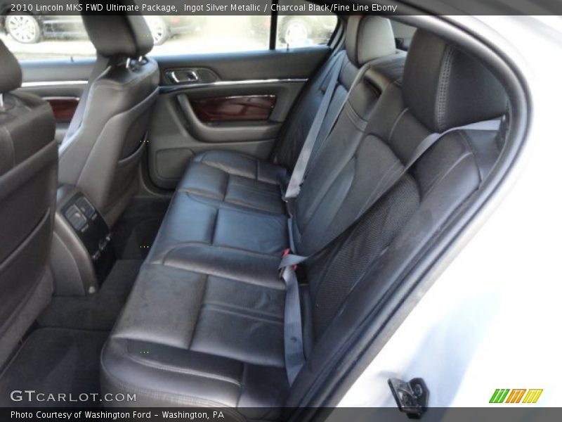 Ingot Silver Metallic / Charcoal Black/Fine Line Ebony 2010 Lincoln MKS FWD Ultimate Package