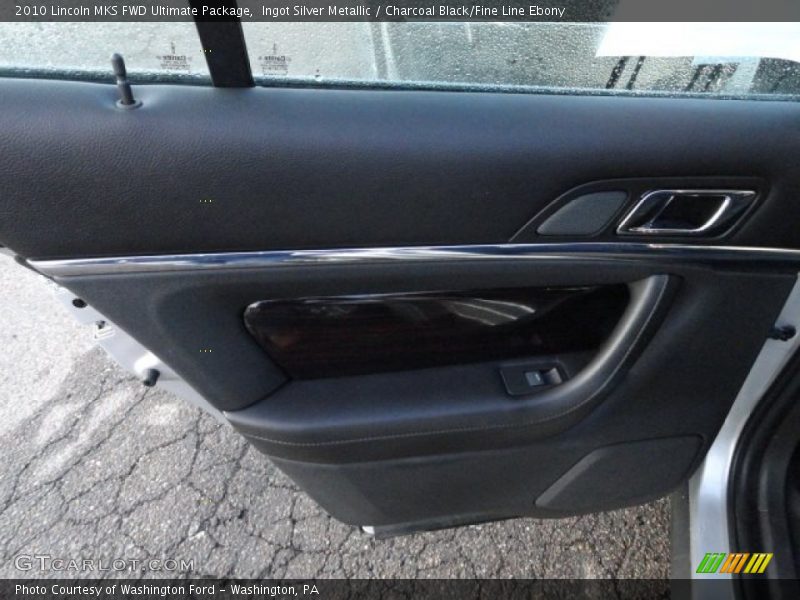 Ingot Silver Metallic / Charcoal Black/Fine Line Ebony 2010 Lincoln MKS FWD Ultimate Package