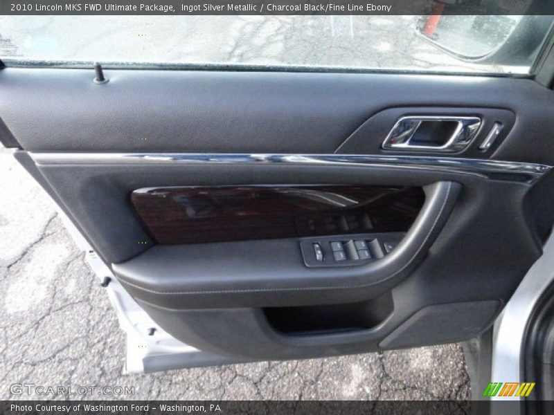 Ingot Silver Metallic / Charcoal Black/Fine Line Ebony 2010 Lincoln MKS FWD Ultimate Package