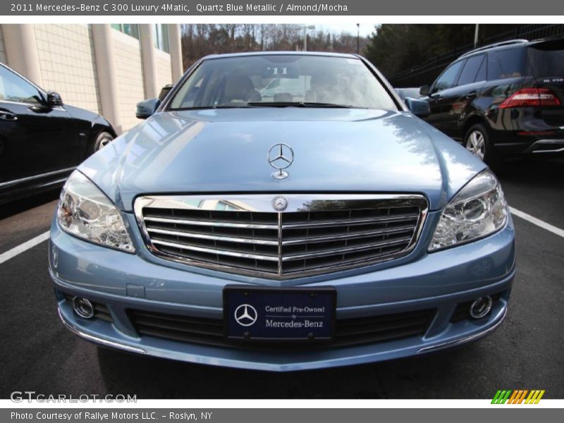 Quartz Blue Metallic / Almond/Mocha 2011 Mercedes-Benz C 300 Luxury 4Matic