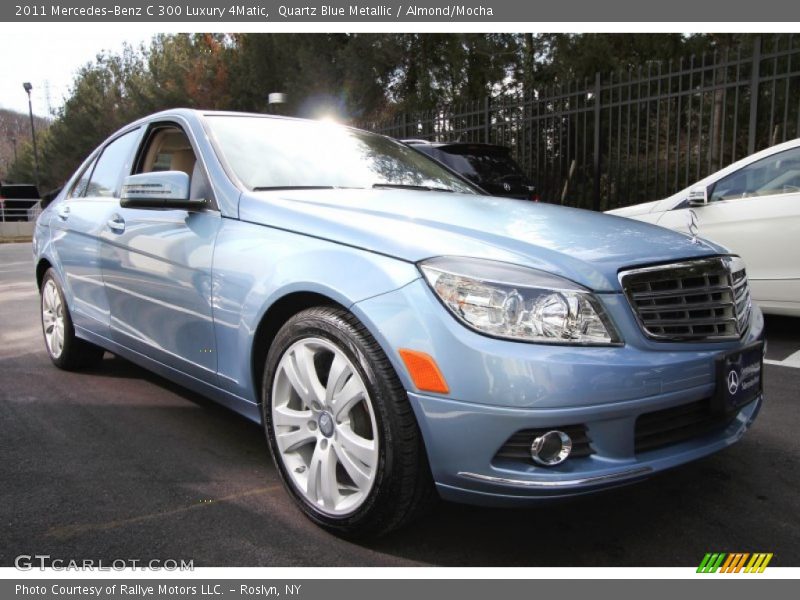 Quartz Blue Metallic / Almond/Mocha 2011 Mercedes-Benz C 300 Luxury 4Matic