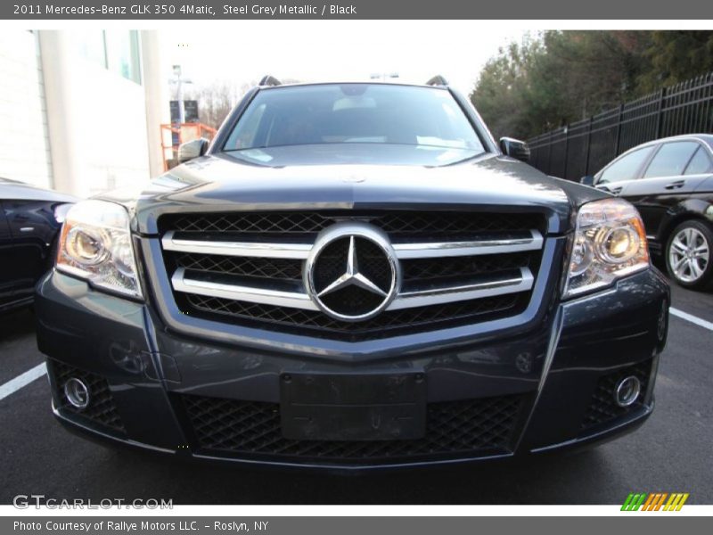 Steel Grey Metallic / Black 2011 Mercedes-Benz GLK 350 4Matic