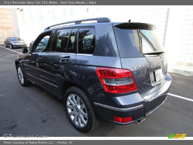 Steel Grey Metallic / Black 2011 Mercedes-Benz GLK 350 4Matic