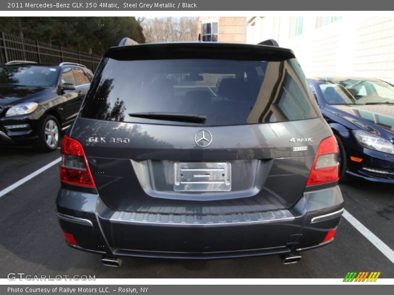 Steel Grey Metallic / Black 2011 Mercedes-Benz GLK 350 4Matic