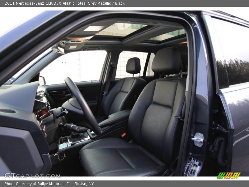 Steel Grey Metallic / Black 2011 Mercedes-Benz GLK 350 4Matic