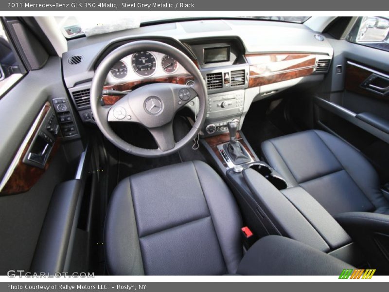 Steel Grey Metallic / Black 2011 Mercedes-Benz GLK 350 4Matic
