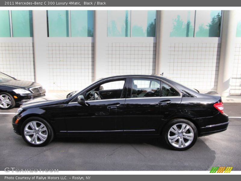 Black / Black 2011 Mercedes-Benz C 300 Luxury 4Matic