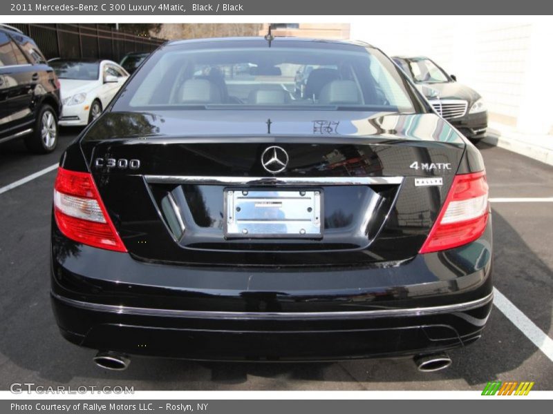 Black / Black 2011 Mercedes-Benz C 300 Luxury 4Matic