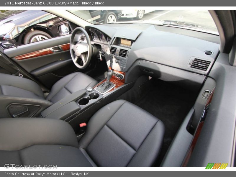 Black / Black 2011 Mercedes-Benz C 300 Luxury 4Matic