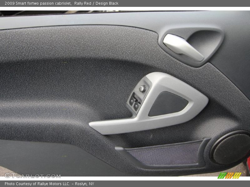 Rally Red / Design Black 2009 Smart fortwo passion cabriolet