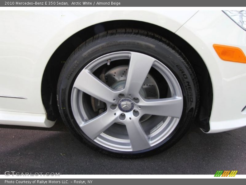Arctic White / Almond Beige 2010 Mercedes-Benz E 350 Sedan
