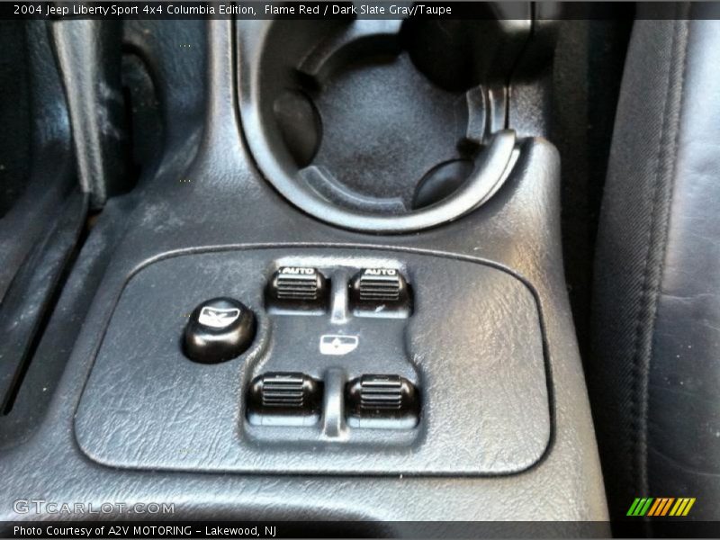 Flame Red / Dark Slate Gray/Taupe 2004 Jeep Liberty Sport 4x4 Columbia Edition