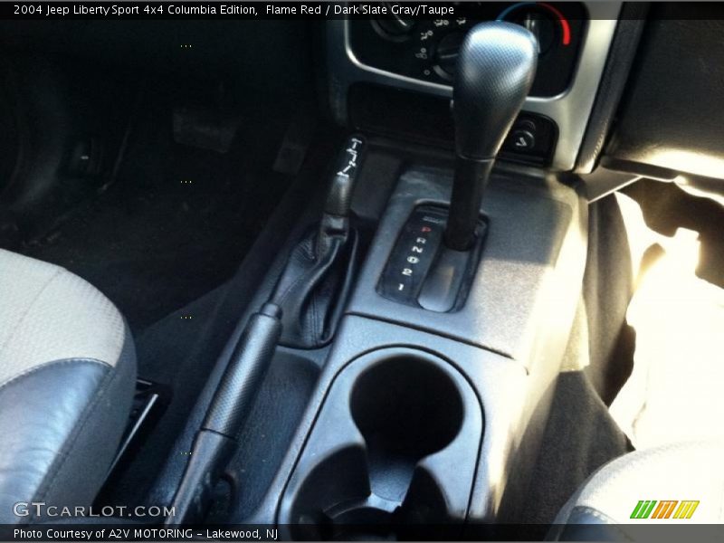 Flame Red / Dark Slate Gray/Taupe 2004 Jeep Liberty Sport 4x4 Columbia Edition