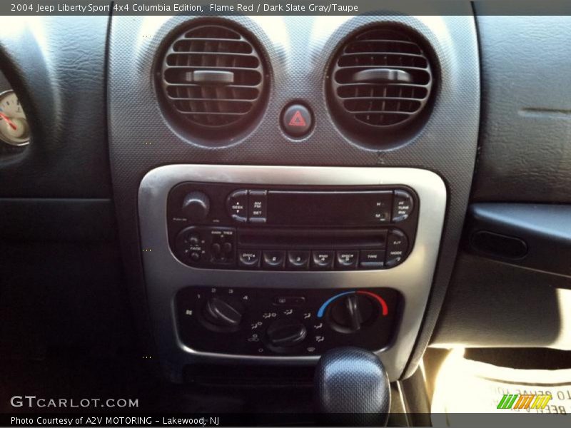 Flame Red / Dark Slate Gray/Taupe 2004 Jeep Liberty Sport 4x4 Columbia Edition