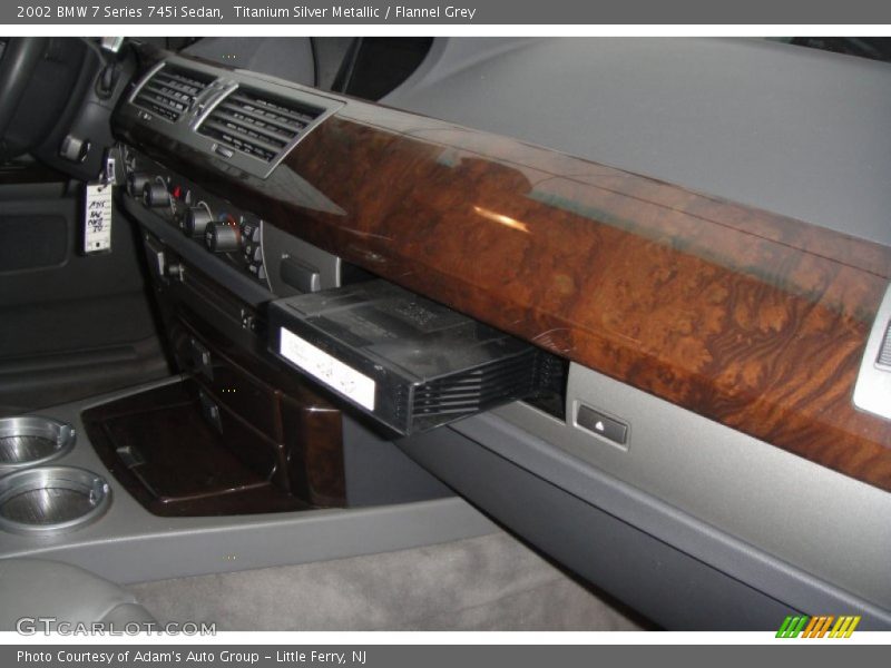 Titanium Silver Metallic / Flannel Grey 2002 BMW 7 Series 745i Sedan