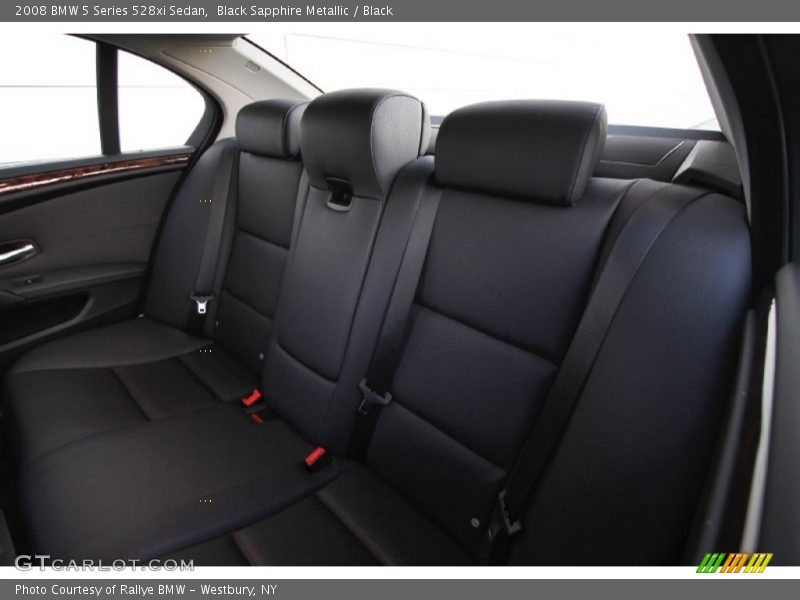 Black Sapphire Metallic / Black 2008 BMW 5 Series 528xi Sedan