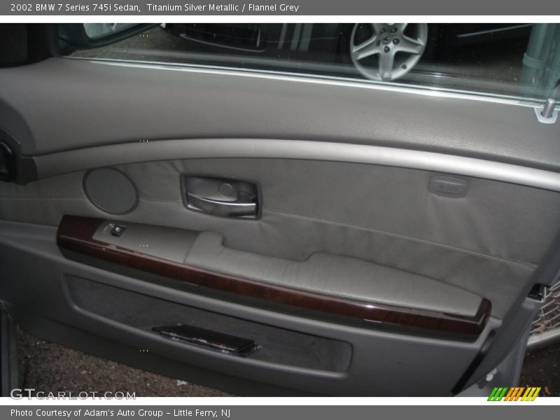 Titanium Silver Metallic / Flannel Grey 2002 BMW 7 Series 745i Sedan