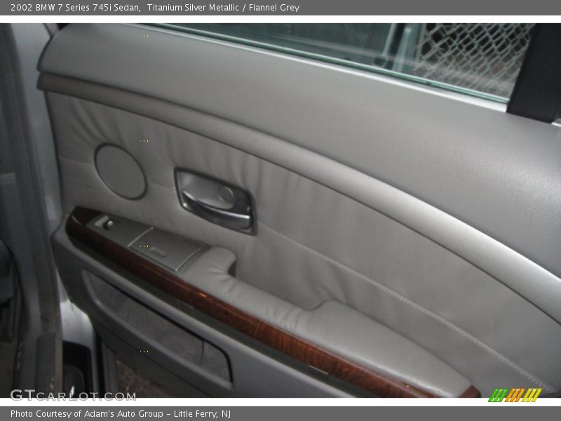 Titanium Silver Metallic / Flannel Grey 2002 BMW 7 Series 745i Sedan