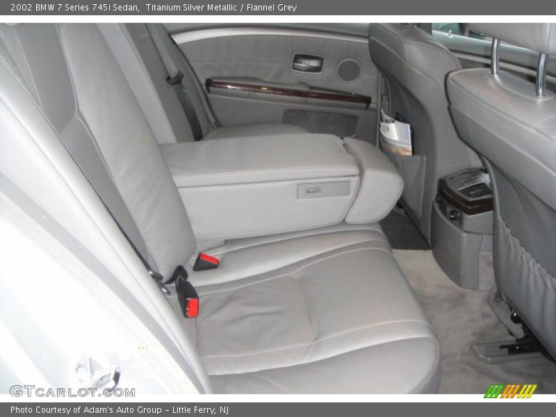 Titanium Silver Metallic / Flannel Grey 2002 BMW 7 Series 745i Sedan
