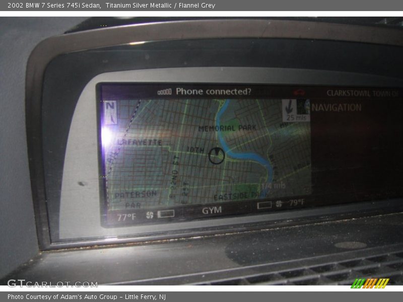 Titanium Silver Metallic / Flannel Grey 2002 BMW 7 Series 745i Sedan