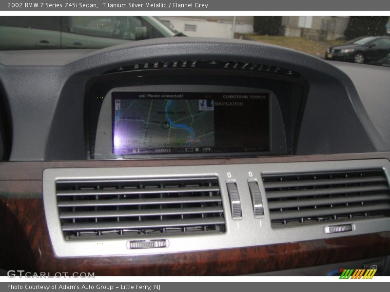 Titanium Silver Metallic / Flannel Grey 2002 BMW 7 Series 745i Sedan