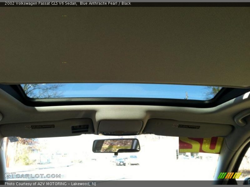 Blue Anthracite Pearl / Black 2002 Volkswagen Passat GLS V6 Sedan