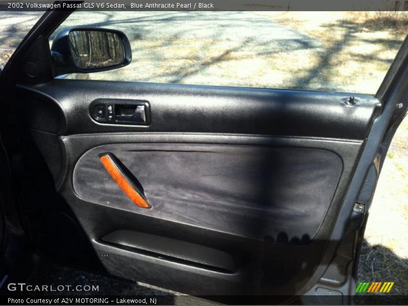 Blue Anthracite Pearl / Black 2002 Volkswagen Passat GLS V6 Sedan
