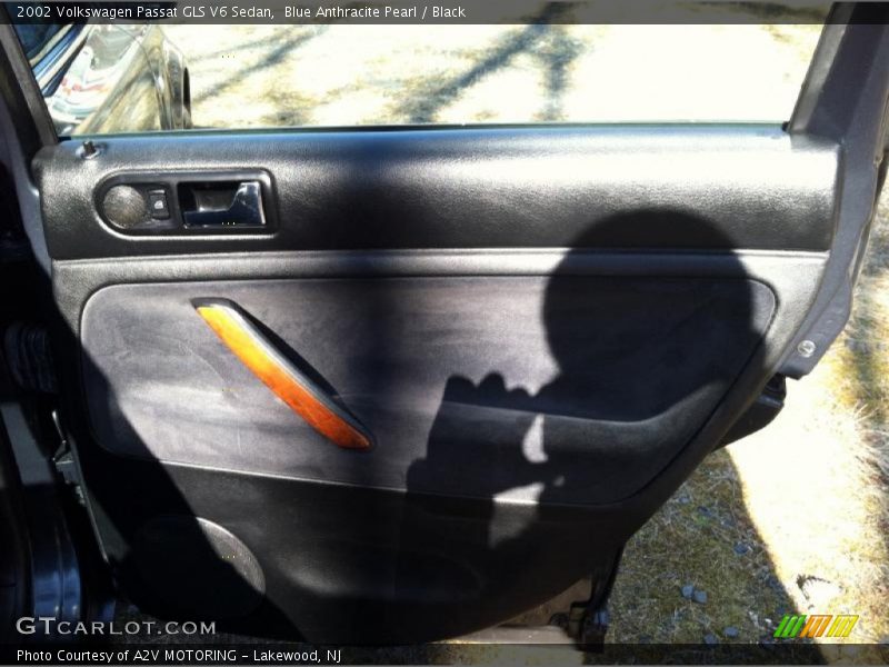 Blue Anthracite Pearl / Black 2002 Volkswagen Passat GLS V6 Sedan