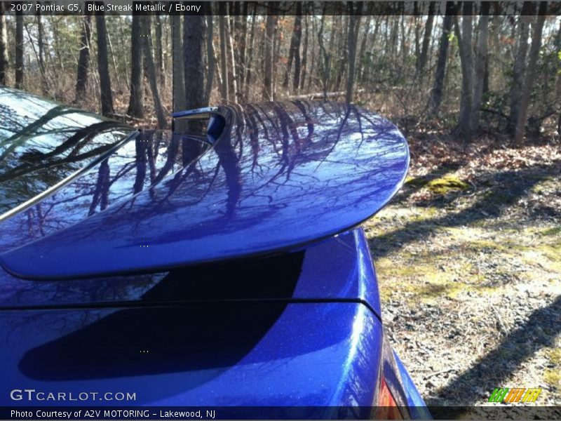 Blue Streak Metallic / Ebony 2007 Pontiac G5