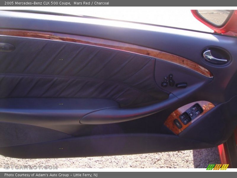 Mars Red / Charcoal 2005 Mercedes-Benz CLK 500 Coupe