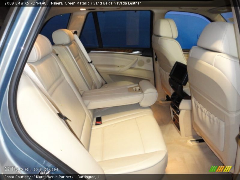 Mineral Green Metallic / Sand Beige Nevada Leather 2009 BMW X5 xDrive48i