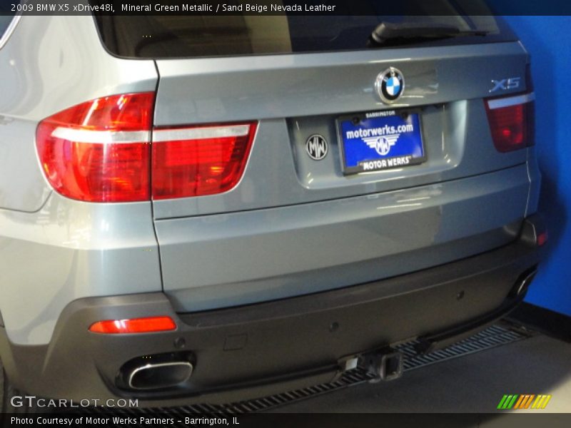 Mineral Green Metallic / Sand Beige Nevada Leather 2009 BMW X5 xDrive48i